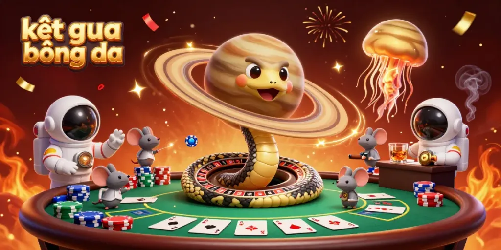 Experience the excitement of kết quả bóng đá betting with vibrant characters and casino elements.